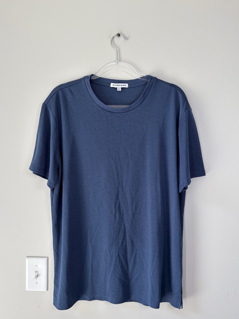 Mizzen + Main Blue Luxe Tee